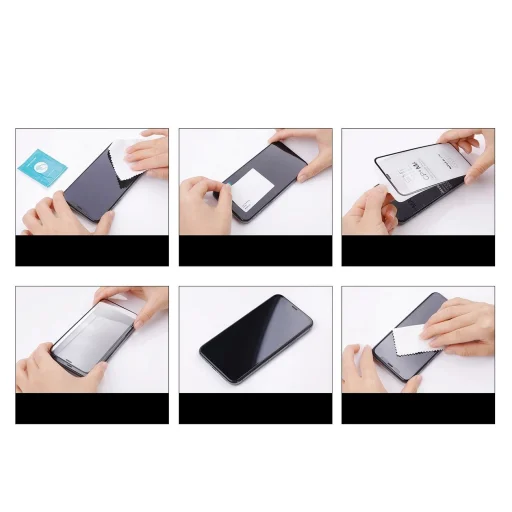 Nillkin CP+PRO ultra-vékony, teljes képernyős edzett üveg 0.2 mm kerettel 9H Realme 9 Pro fekete üvegfólia - 20