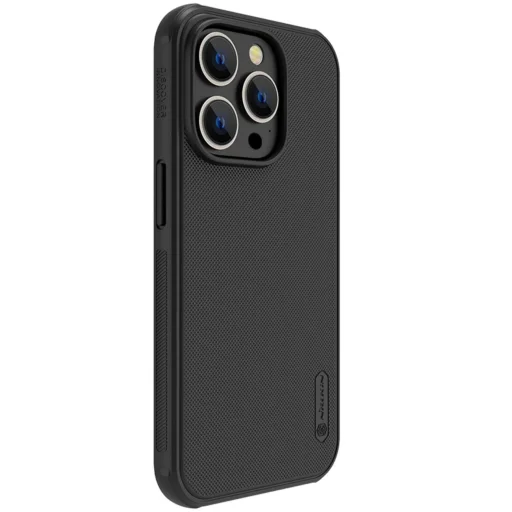 Nillkin Super Frosted Shield Pro tok iPhone 14 Pro Max hátlap fekete tok - 6