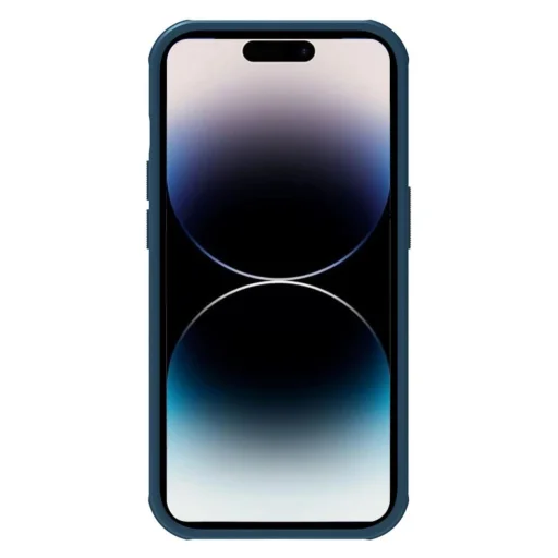 Nillkin Super Frosted Shield Pro tok iPhone 14 Pro Max hátlap kék tok - 4