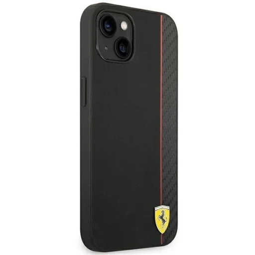 Ferrari FEHCP14MAXBK iPhone 14 Plus 6.7" fekete/fekete keménytok Carbon tok - 4