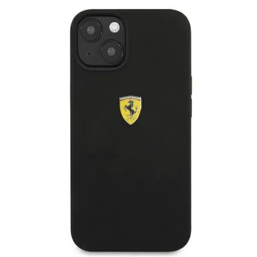 Ferrari FESSIHCP13SBK iPhone 13 mini 5.4" fekete/fekete szilikon tok - 3