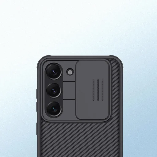 Nillkin CamShield Pro tok Samsung Galaxy S23+ készülékhez, kameravédős tok, kék - 15