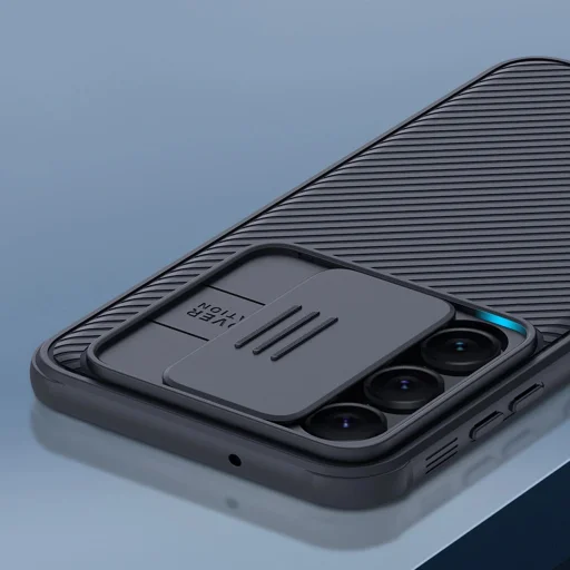 Nillkin CamShield Pro tok Samsung Galaxy S23+ készülékhez, kameravédős tok, kék - 9