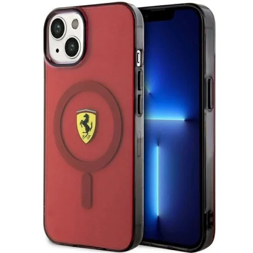 Ferrari FEHMP14SURKR iPhone 14 6.1" piros/piros tok Translucent Magsafe - 1
