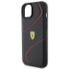 Ferrari Twist Metal Logo tok iPhone 15 Plus - fekete thumbnail