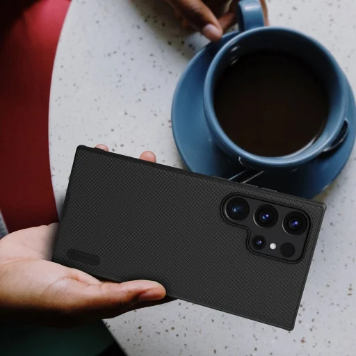 Nillkin Super Frosted Shield Pro páncélozott tok Samsung Galaxy S24 Ultra - kék - 16