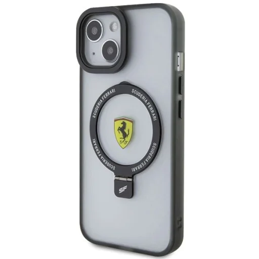 Ferrari Ring Stand 2023 Kollekció MagSafe tok iPhone 15 Plus / 14 Plus - Átlátszó tok - 2
