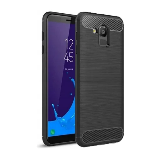 CARBON tok Samsung Galaxy J6 2018 fekete tok - 1