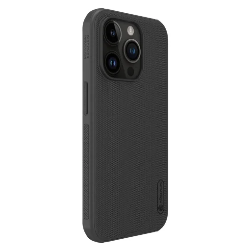 Nillkin Super Frosted Shield Pro Mágneses tok iPhone 15 Pro-hoz - fekete - 3
