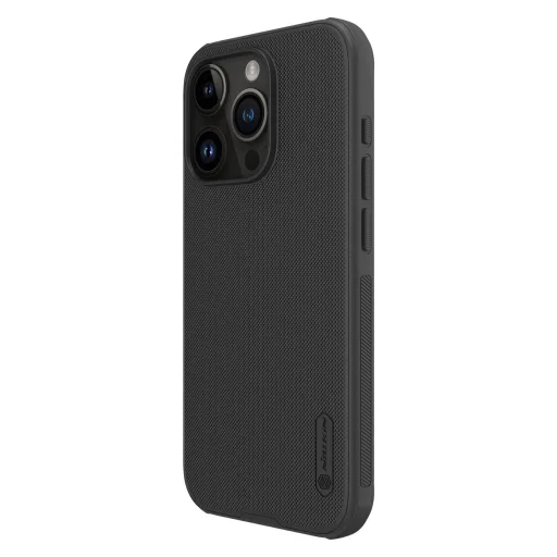 Nillkin Super Frosted Shield Pro Mágneses tok iPhone 15 Pro-hoz - fekete - 4