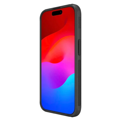 Nillkin Super Frosted Shield Pro Mágneses tok iPhone 15 Pro-hoz - fekete - 5