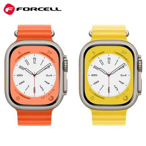 FORCELL F-DESIGN FA12 szíj Apple Watch 42/44/45/49 mm sárga - 4