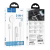 HOCO vezeték nélküli töltő 2 az 1-ben Type C Apple Watch-hoz + Lightning PD QC 3A CW54 1,2 m fehér thumbnail