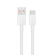 XIAOMI eredeti kábel USB A-ról Type-C-re 6A 1 m fehér tömeges