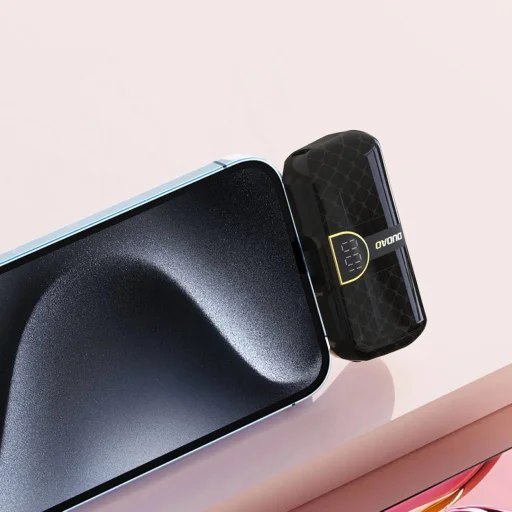 Powerbank Dudao K20SC 5000mAh mini 2x USB-C - fekete - 3