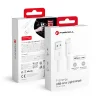 FORCELL F-ENERGY C703 kábel USB A - Lightning MFi 2,4A 12W 1 m fehér