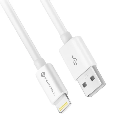 FORCELL F-ENERGY C703 kábel USB A - Lightning MFi 2,4A 12W 1 m fehér - 8