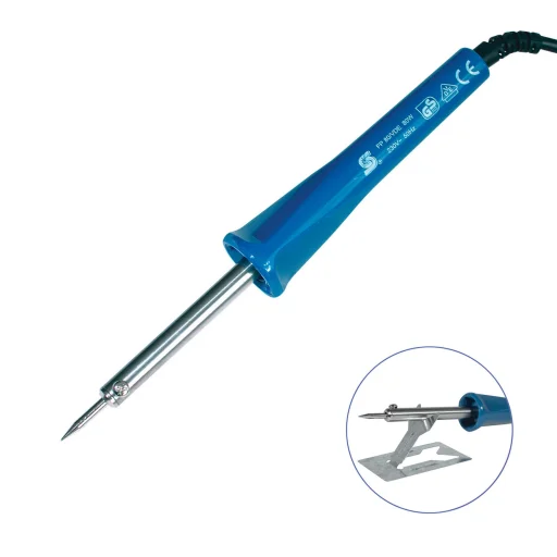 Home FP 80W forrasztópáka, 80W, 230V, páka hossza: 290 mm, tartozék asztali támaszték, minőségi csatlakozókábel törésgátlóval - 1