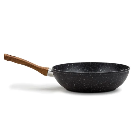 Nava 10-144-110 Nature tapadásmentes Wok serpenyő, kőbevonattal, 28 cm - 2
