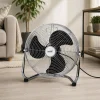Home PVR 35 padlóventilátor, 60 W, 3 fokozat, 35 cm-es lapátátmérő, állítható fejdőlésszög, fém lapátok, fém rács thumbnail