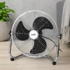 Home PVR 50 padlóventilátor, 120 W, 3 fokozat, 50 cm-es lapátátmérő, állítható fejdőlésszög, fém lapátok, fém rács thumbnail