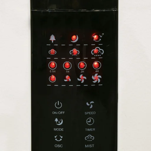 Home SFM 40/WH párásító ventilátor, 90 W, 3 fokozat, 3 literes víztartály, 75°-os oszcillálás, távirányító, fehér - 3