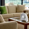 Home TF 23 TURBO asztali/fali ventilátor, 50 W, 3 fokozat, 23 cm-es lapátátmérő, 90°-ban dönthető fej, fehér thumbnail