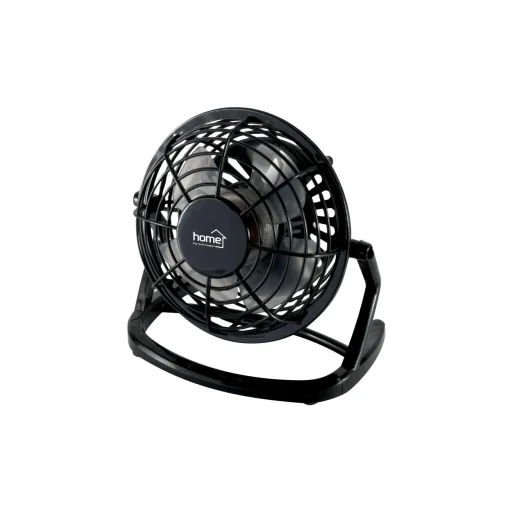 Home TF 10 USB asztali ventilátor, 2,5 W, 10 cm-es lapátátmérő, 1 fokozat, 1,4 m USB vezeték, fekete - 1
