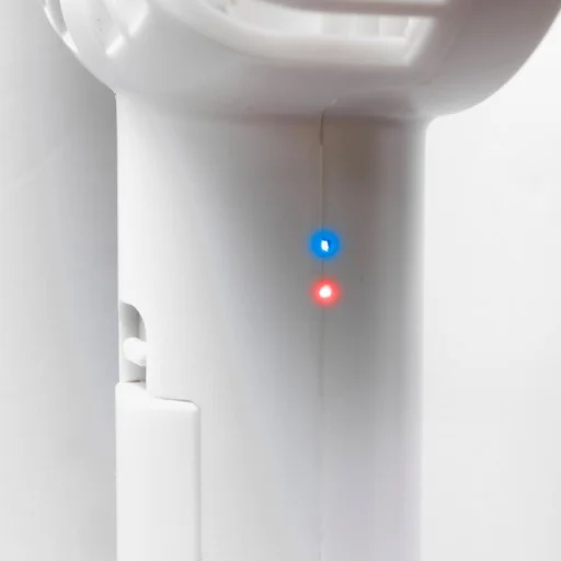 Home HF 9/WH kézi, tölthető ventilátor, 4 W, 10 cm-es lapátátmérő, 3 fokozat, 1200 mAh Li-ion akkumulátor, asztali tartó, fehér - 3