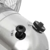 Home TFS 25 asztali fém ventilátor, 30 W, 3 fokozat, 25 cm-es lapátátmérő, oszcillálás, 4 ventilátorlapát, ezüst színű bevonat thumbnail