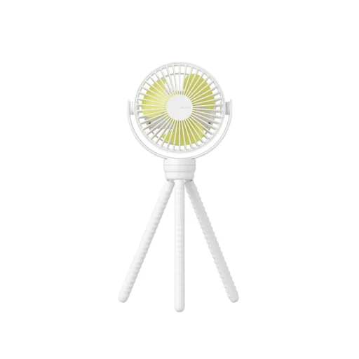 JisuLife FA40 White Octopus mini ventilátor, 4 fokozat, 4000mAh akkumulátor, fehér - 1