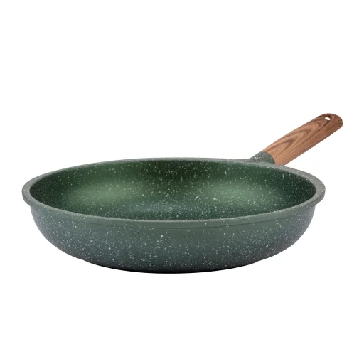 Nava 10-255-004 Ωmega tapadásmentes öntött alumínium serpenyő, kőbevonattal, 28 cm - 1