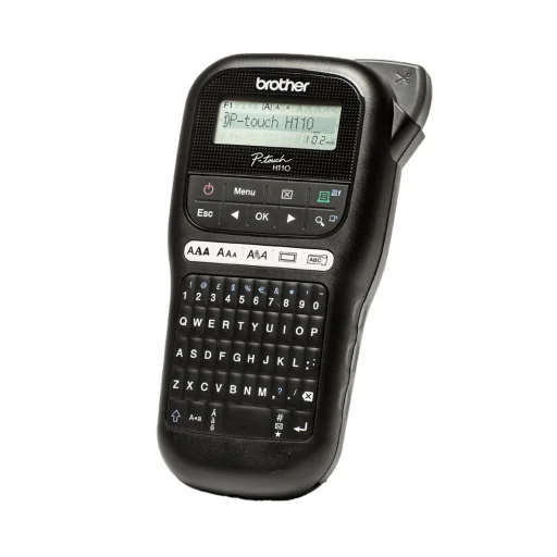 Brother PT-H110 feliratozógép, 12 mm-es szalagszélesség, LCD kijelző, vágókés, TZe szalagok, 20 nyelv - 1