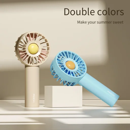Rock Fan Mini 1800mAh sárga ventilátor - 2