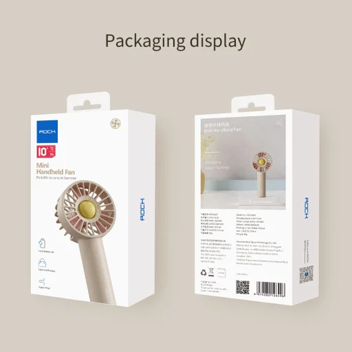 Rock Fan Mini 1800mAh sárga ventilátor - 15