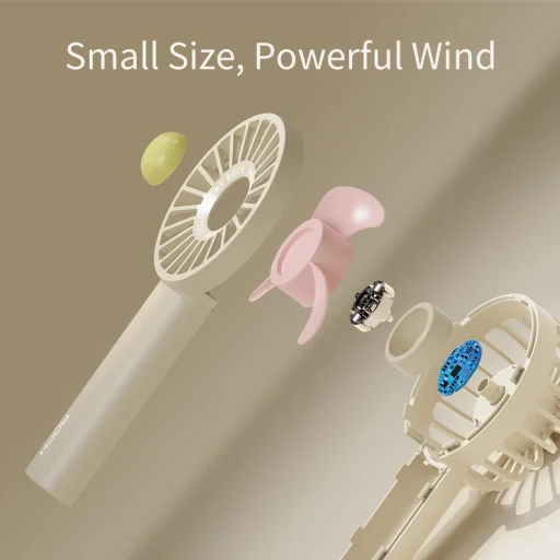 Rock Fan Mini 1800mAh sárga ventilátor - 7