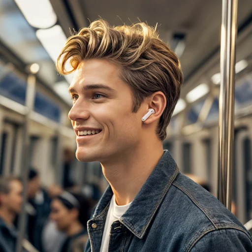 Borofone TWS Bluetooth fülhallgató FQ7 Treasure ANC+ENC fehér - 5