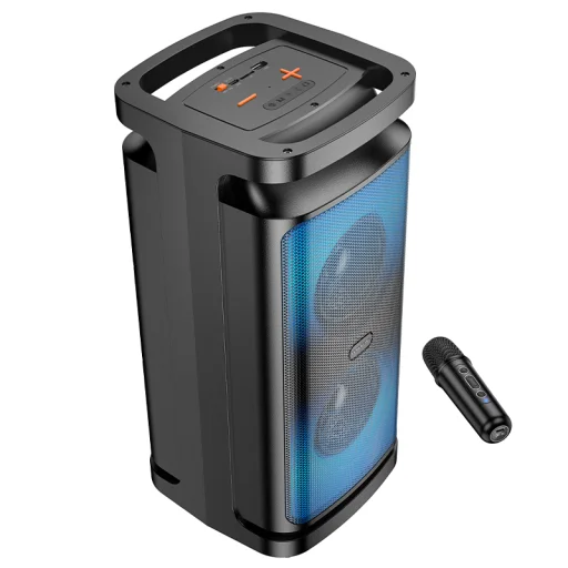 Borofone Hordozható Bluetooth Hangszóró BP25 Vida mikrofon fekete - 3