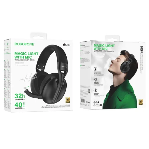 Borofone fejhallgató BO30 Magic bluetooth mikrofonnal fekete - 5