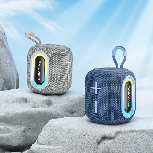 Borofone Hordozható Bluetooth Hangszóró BR39 Kaya szürke - 3