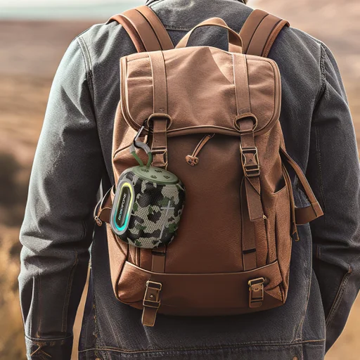 Borofone Hordozható Bluetooth Hangszóró BR39 Kaya szürke - 4