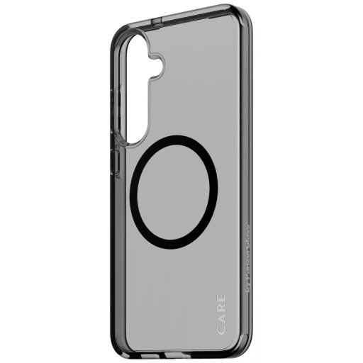 CARE by PanzerGlass Flagship Urban Combat Fekete QI tok Samsung Galaxy S25+ - Félátlátszó füsttok - 3