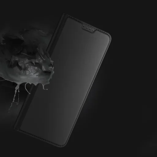 Dux Ducis Bőr Mester tok Oppo Reno 8 Pro fliptok kártyatartós támaszték fekete tok - 14