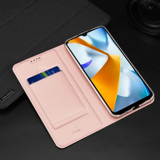  Dux Ducis Bőr Mester tok Oppo Reno 8 Pro fliptok kártyatartós támaszték fekete tok - 21