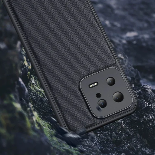 Dux Ducis Fino tok Xiaomi 13 tok szilikon kerettel szürke - 12