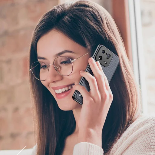 Dux Ducis Fino tok Xiaomi 13 Pro szilikon kerettel szürke tok - 10