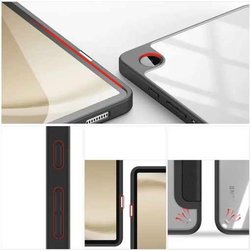 Dux Ducis Toby fliptok Samsung Galaxy Tab A9 8.7'' - fekete - 6