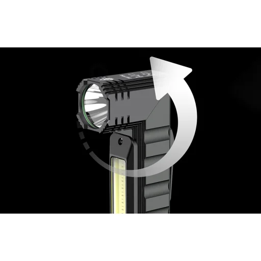 Superfire G19 multifunkcionális zseblámpa, 200lm, USB - 13