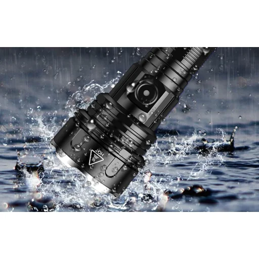 Superfire R3 P90 zseblámpa, 2000lm, USB - 5