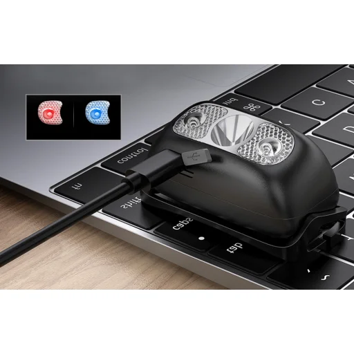 Fejlámpa Superfire HL05-E, 120 lm, USB - 5